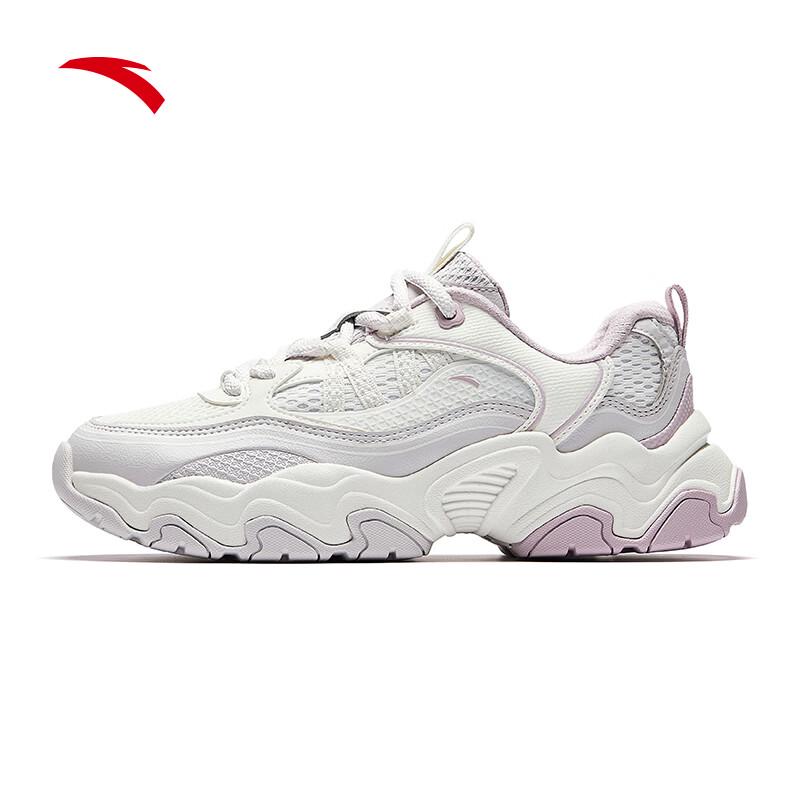 Anta Meteor 4 Women's Leather Mesh Casual Sports Shoes