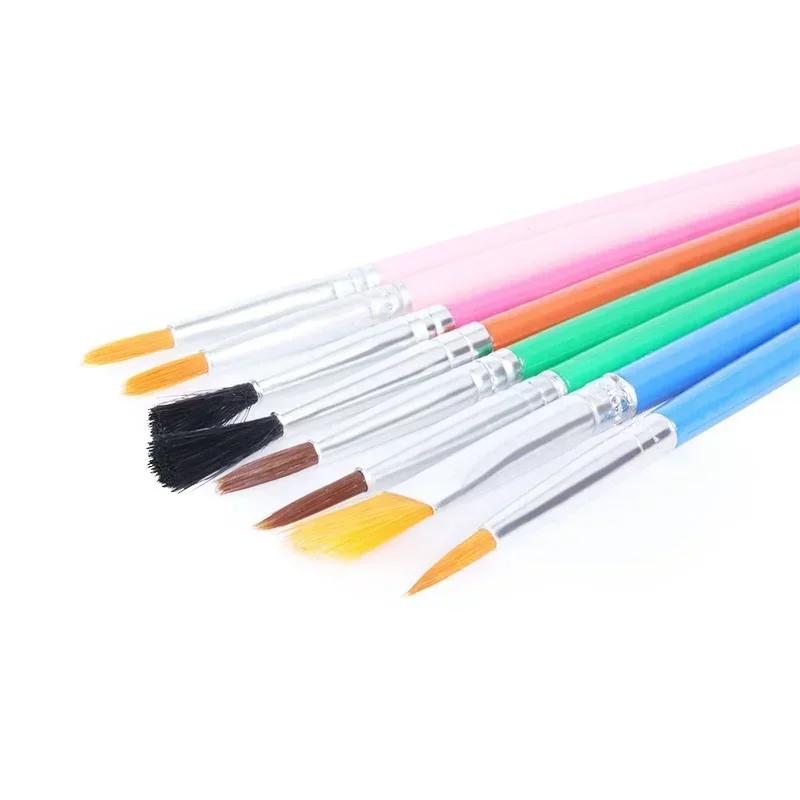 15 Stück DIY Kinder Malen Schwamm EVA Roller Malpinsel Set Schulbedarf Kinder Kunstbedarf Aquarellpinsel