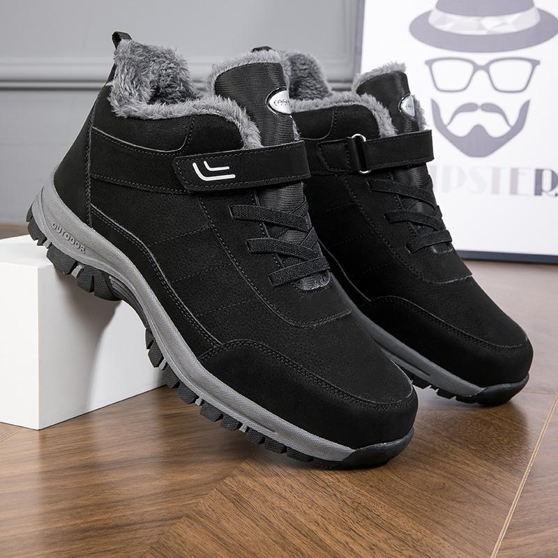 Autumn and Winter New Men's Shoes Popular Leather Upper Comfortable Anti Slip Shoes Walking and Jogging Sports Shoes Men's Shoes