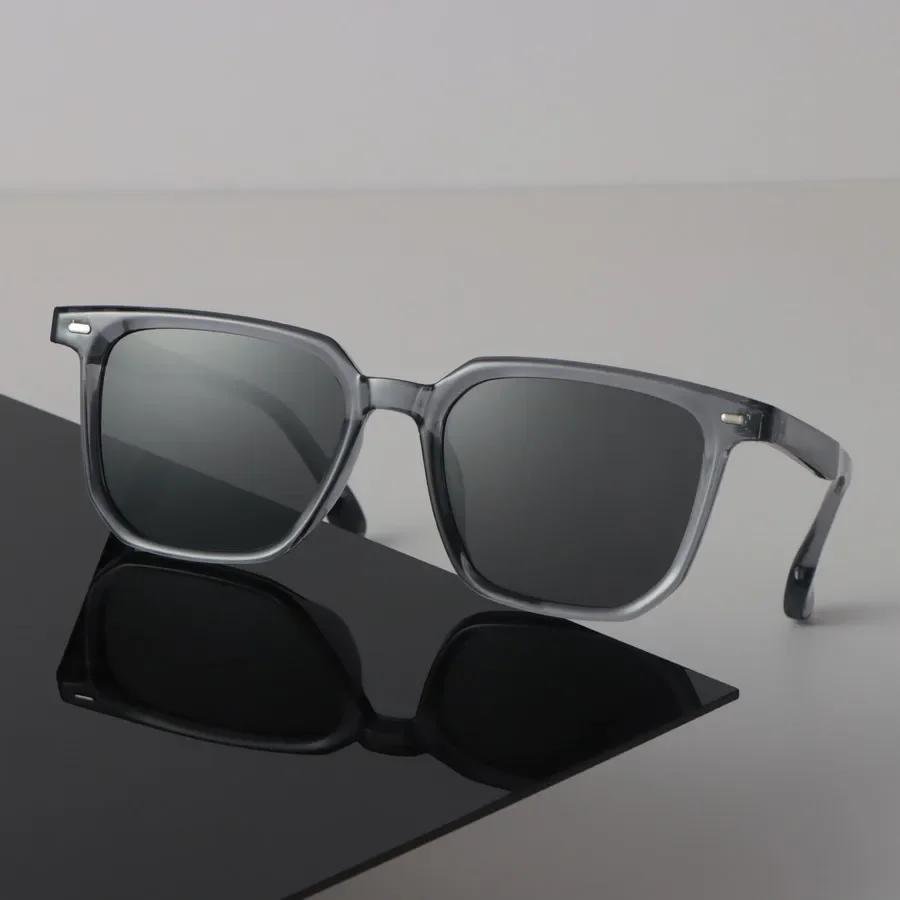 Luxury Sunglasses Women Men Square Mirror Lens Brand Designer Black Sun Glasses Trendy Eyewear Unisex Sexy Cool