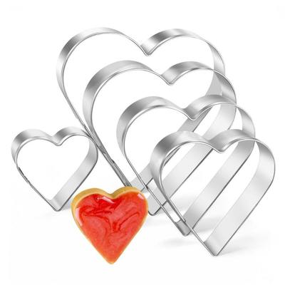 5Pcs Stainless Steel Pentagram Biscuit Cutters Heart Shaped Pastry Cutters  Pastry Making