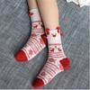 3Pairs/Set New Winter Warm Christmas Socks Deer Elk Xmas kawaii Xmas Socks for Women Girls New Year Gifts Stylish Sokken