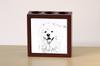 Samoyed, Bjelkier, Samoiedskaya Sobaka – Pen holder with a dog, desk organizer with a print | Art-Dog