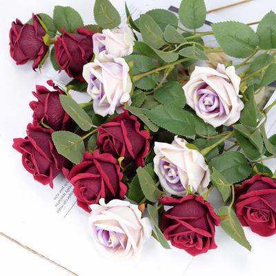 Hübsche künstliche Rose, dekorativ, pflegeleicht, exquisite Nachahmung mit guter optischer Wirkung