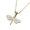 Dragonfly Necklace Wear-resistant Anti-rust Alloy Exquisite Dragonfly Animal Necklace for Women