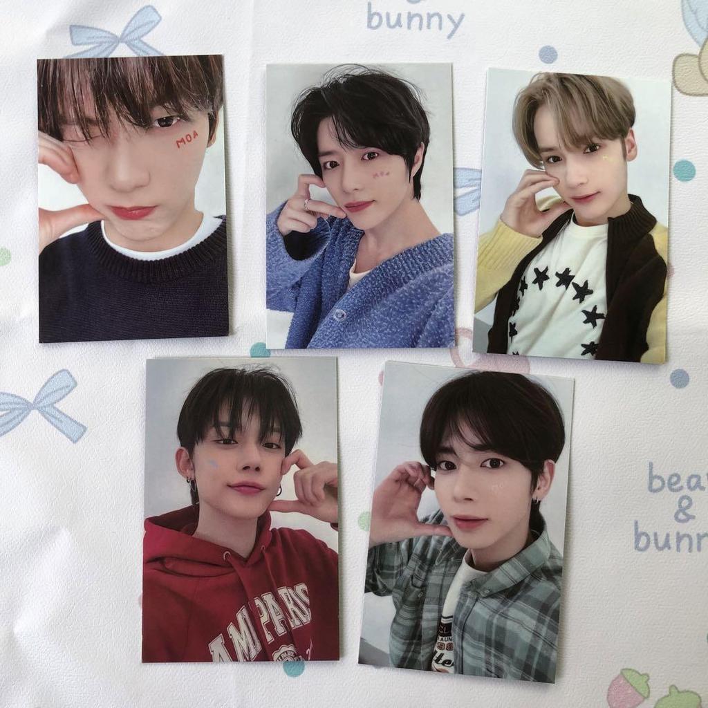 [USED] TXT FANLIVE MOAZONE SANOK SBS 5-piece trading card