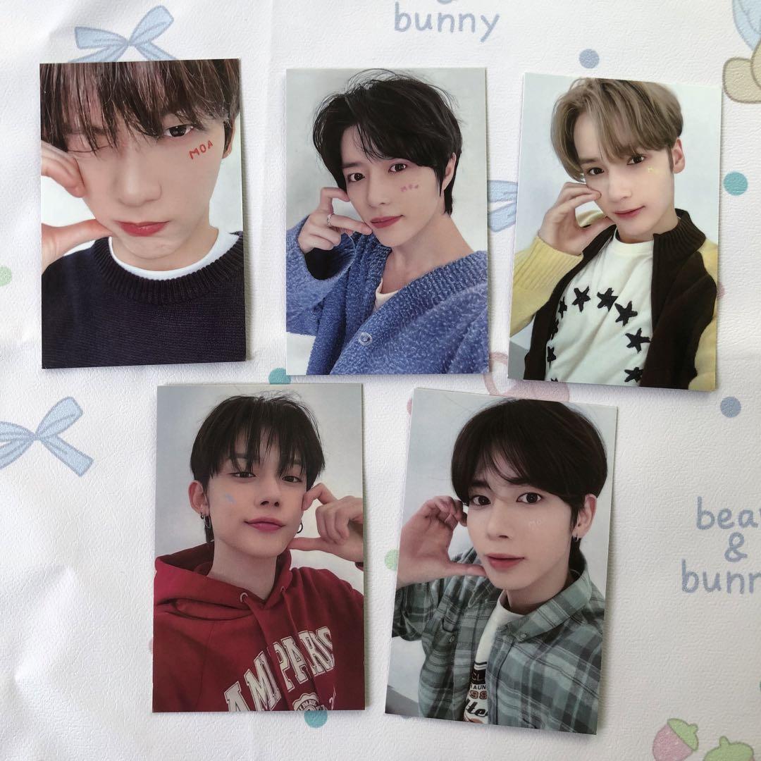 

[USED] TXT FANLIVE MOAZONE SANOK SBS 5-piece trading card