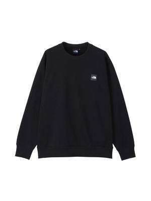 North Heather Logo Crew Thermal Black M [The Face] Men's