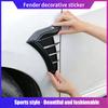 Car leaf panel decorative sticker, simulated air outlet on the side of the car body, car sticker, sports style appearance upgrad