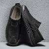 Handmade Casual Leather Shoes Men Loafers Moccasins Man Flats Shoes