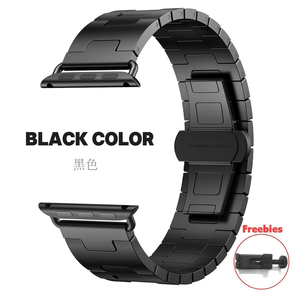 Luxurious Titanium Band For Apple Watch Series 10 46mm 42mm Metal Business Bracelet iWatch Ultra1/2 49mm 45mm 44mm 38mm 40mm 41mm Watchband SE