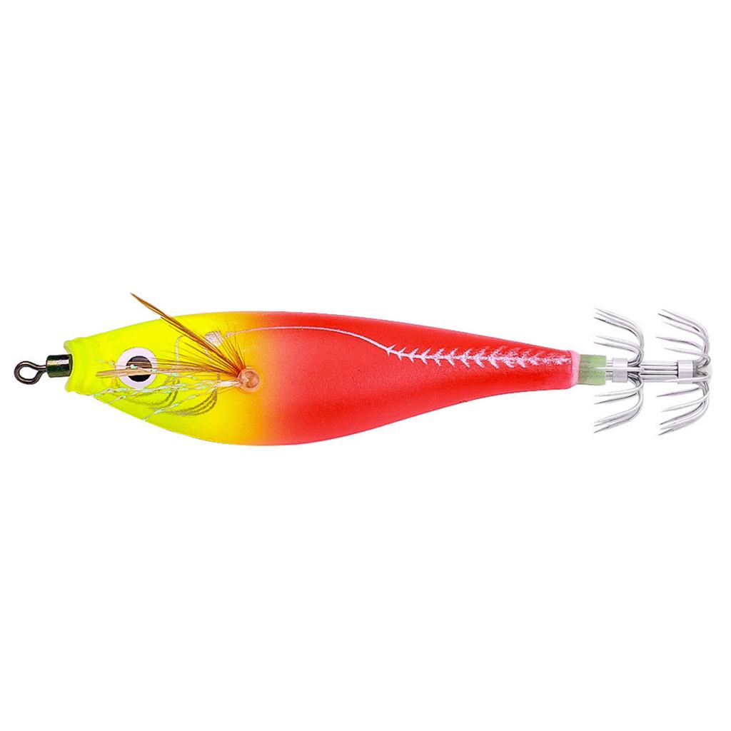 95mm Luminous Squid Hook Baits Fishing Lures Artificial Squid Hook Jigs Octopus Squid Shrimp Fishing Glow Shrimp Lures