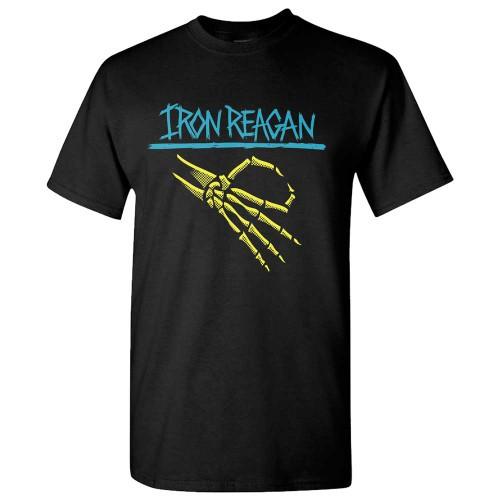 Iron Reagan Skeleton Hand T-Shirt Unisex T-Shirt XXL