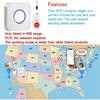 WiFi Caregiver Pager Wireless Call Button Nurse Alert System for Home/Elderly/Patient/Disabled with Phone App One Call Button One WiFi Receiver(only