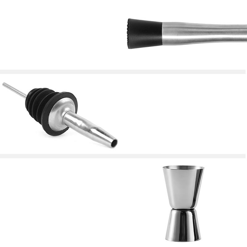 13-Piece Boston Cocktail Shaker Barware Set