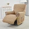 1 Seater Solid Color Recliner Sofa Covers Dust-proof Armchair Chair Cover for Living Room Anti-cat Non-slip Case Funda Sillon
