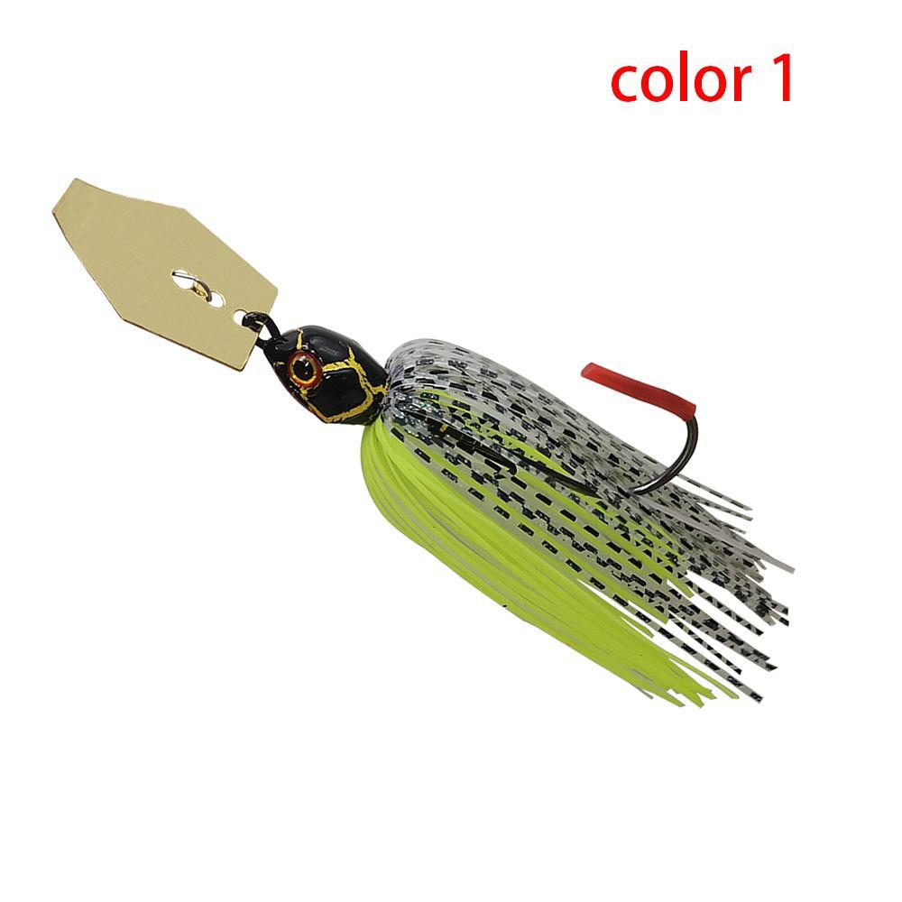 Soft Chatter Bait Spinner Bait Wobbler Weedless Fishing Lure  For Bass Pike Walleye Fish