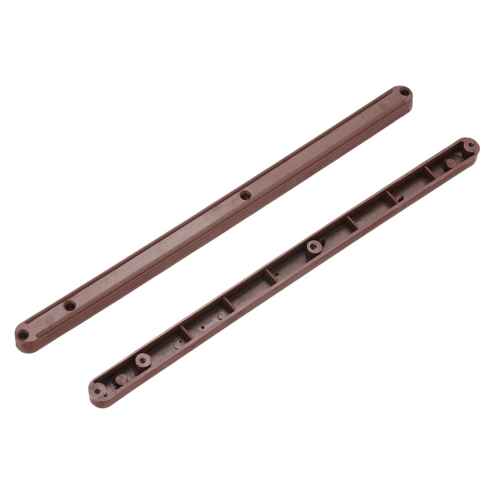 

Направляющие для ящиков PATIKIL, 4 шт., пластиковая направляющая для бокового крепления, ширина паза, коричневая, 12 дюймов, шкаф/ящик/тумбочка/стол/гардероб, 19/32 дюйма (15мм) коричневый