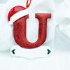Beautifully Handpainted Crafted Resin Christmas Ornaments With 26 Alphabet Letters A To Z For Decor Stylish