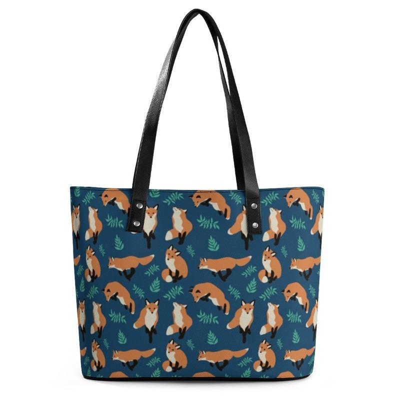 Tote Handbag Shoulder Handbag Large Capacity Trendy Niche Digital Color Printing Tote Bag