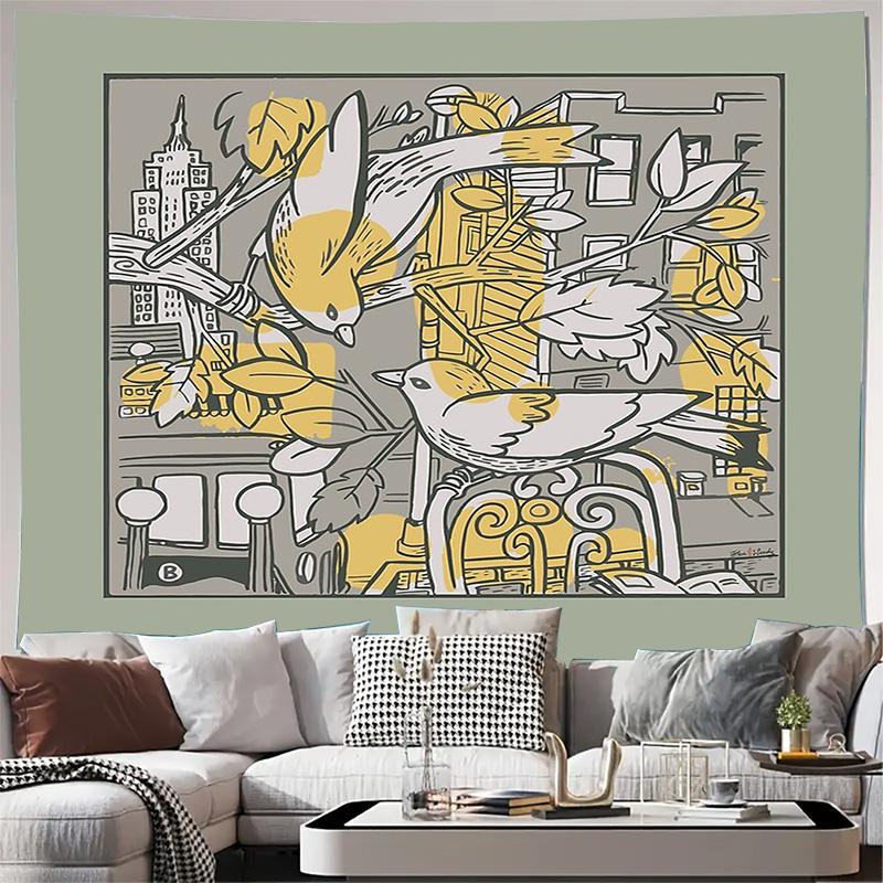 

Bohemian Wall Tapestry Nature Forest Tree Tapestry Vintage Home Decor Room Hanging Large Wall Art Living Room Bedroom Aesthetic 74x94cm(29x37in)