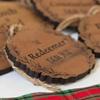 10Pcs Christmas Xmas Tree Hanging Pendant Christianity Wood Tree Decoration  Winter Home Decor