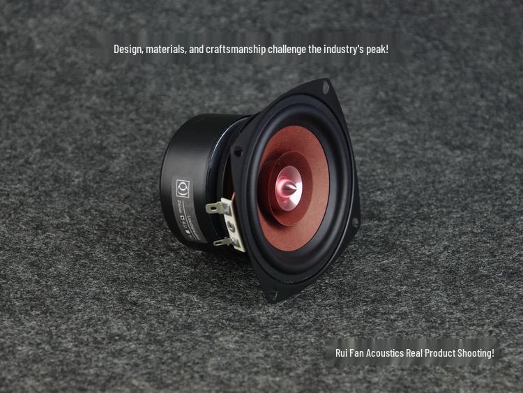 4-Inch Full-Range Speaker - Audiophile Quality for Vocals & Instruments - Excellent High, Mid, Low Frequencies | Ruifan Acoustics