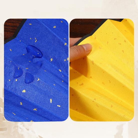 Silk Bamboo Folding Fan DIY Calligraphy Painting Men Women Hand Held Fan Summer Portable Cooling Fan Party