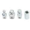 Stecknuss-Adapter-Set 4 Stück Ratsche Schraubenschlüssel Konverter Hülsen Chrom-Vanadium-Legierungsstahl für Heimwerkerprojekte und Werkzeuge