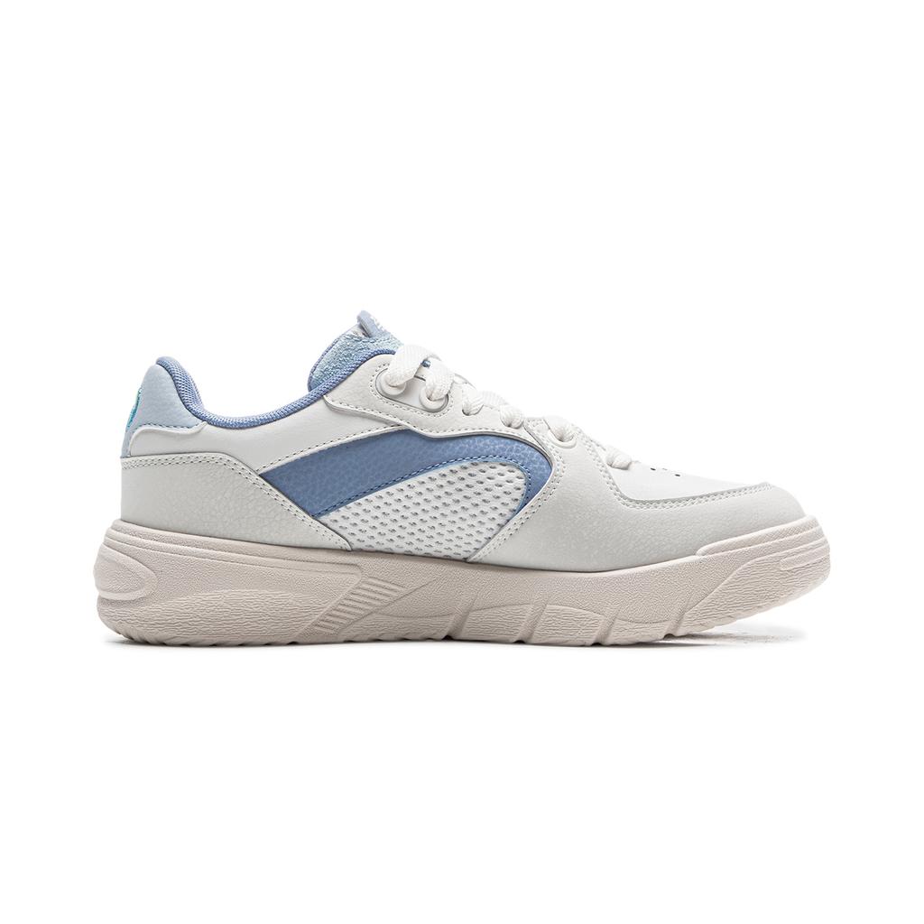 Li-Ning Comfortable Fashion Durable Non-Slip Low-Top Casual Shoes Women Sneaker White Gray Blue AGCU582-1
