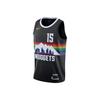 NBA City Edition Versione Fan Stagione 19-20 Nuggets Jokic No. 15 Maglia da Basket Uomo Top Nero AV4634-010