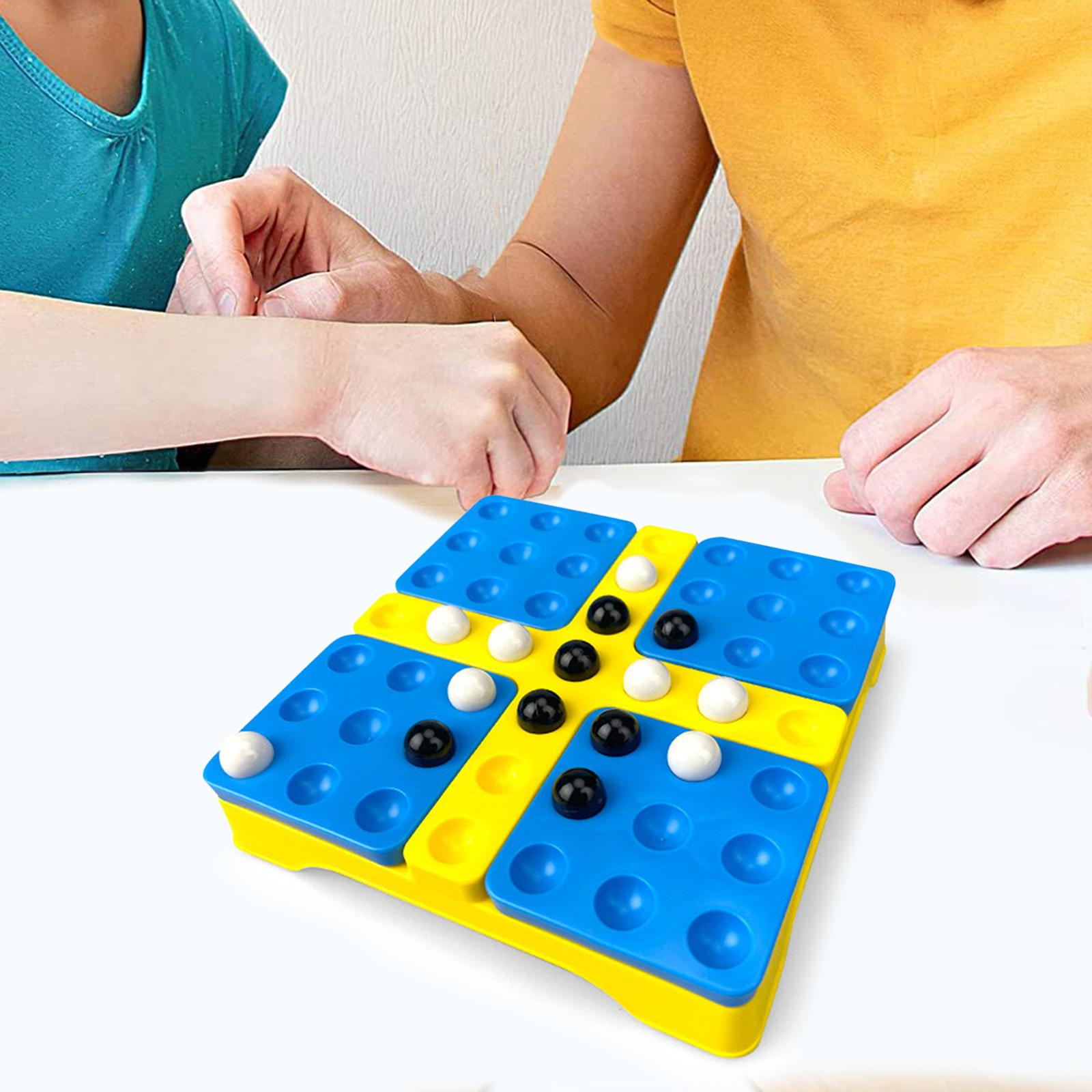 Вращающаяся игра Гомоку Монтессори Игрушка Вечеринка Игра Когнитивное Развитие Соревновательная Игра Для Дня Рождения Подарки Принадлежности Офис Дети