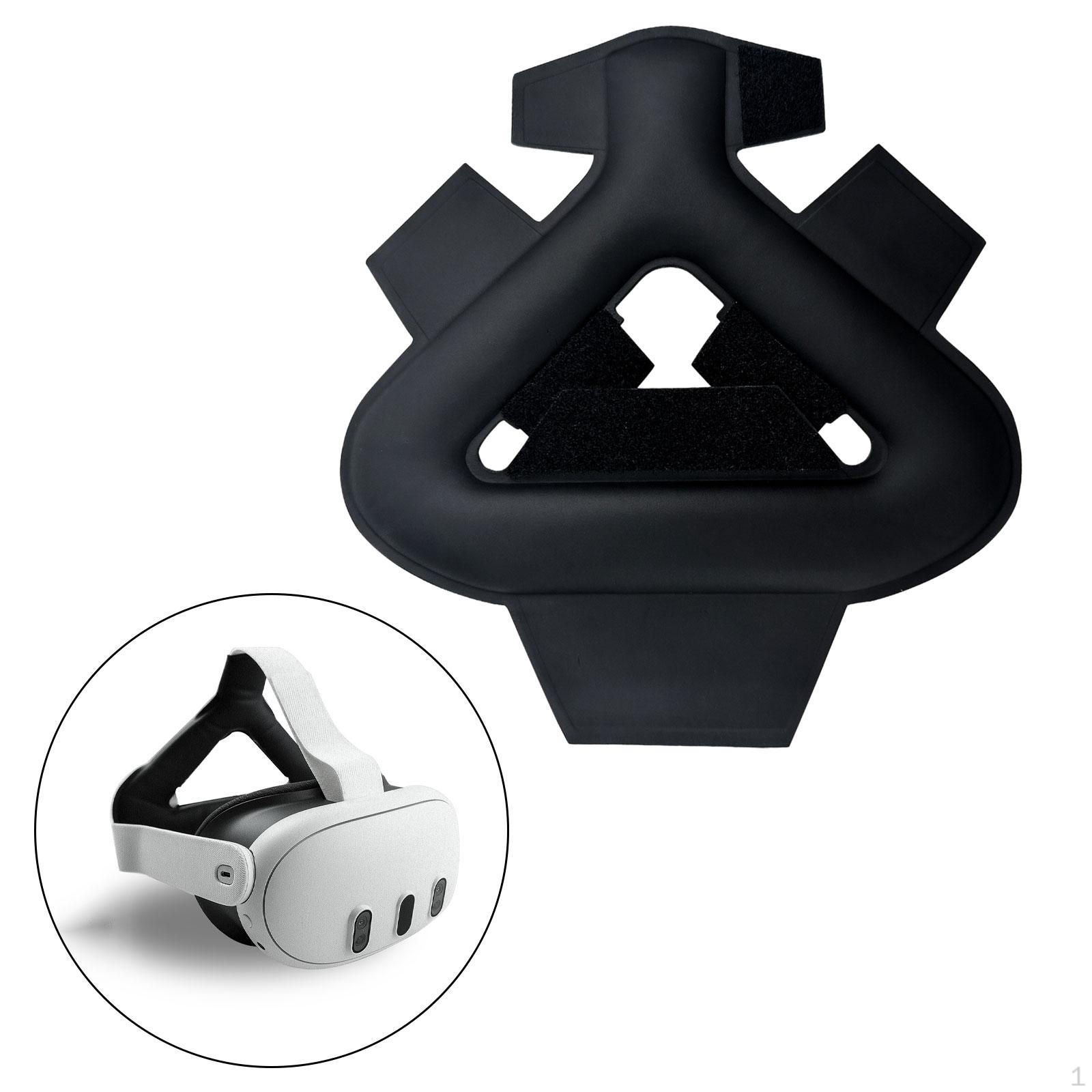 

VR Head Strap Pad, PU Leather Pad Strap, Weight Reduction, Comfortable Foam for