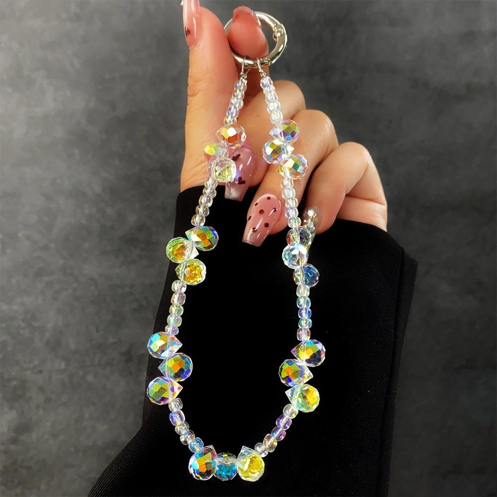Anti-Lost Phone Hand Rope Crystal Bag Pendant Useful Wrist Chain