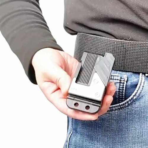 Jppium 2X Electric Drill Tape Belt Tape Measure Holder Hanger Holder Clip-on Tape Measure Holder for Belt Tape Measures