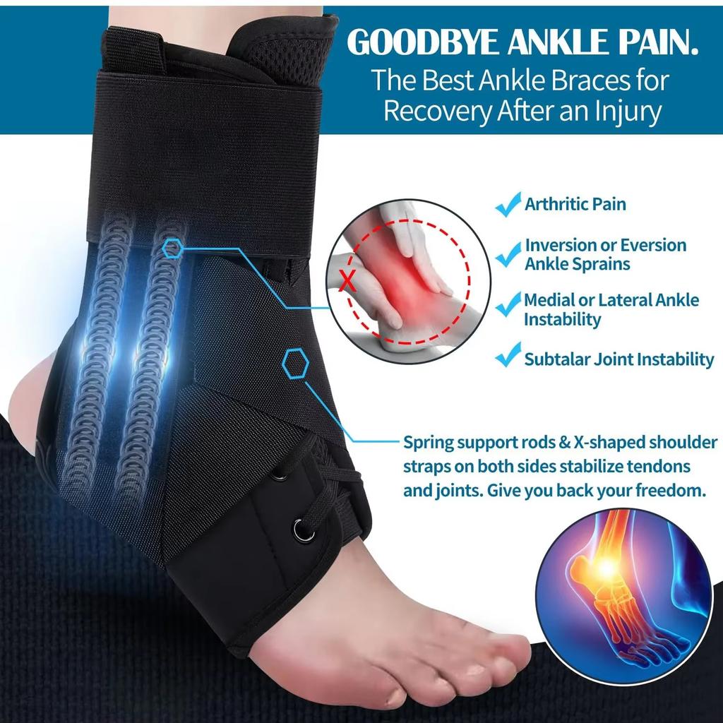 1 Pc  Brace,  Adjustable Support – for Running, Basketball, Sprain!  Wrap for Men, Women