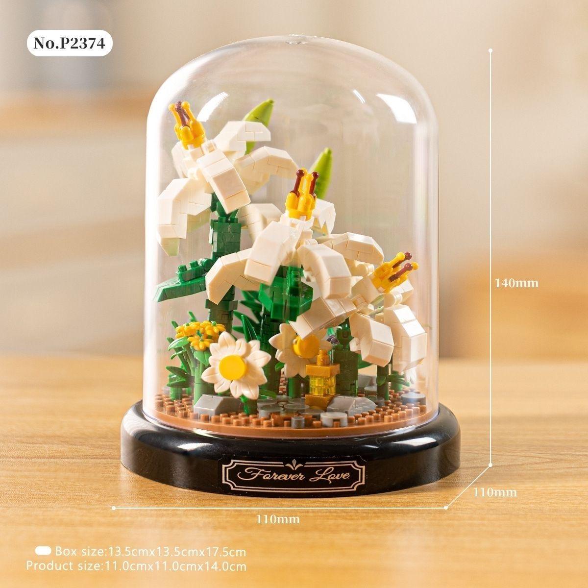 

Вечный цветок-бонкет, роза, гвоздика, музыкальная шкатулка, строительный блок, тюльпан, бонсай, микро-кирпич, декор бонсай, игрушки для девочек, детский подарок with box