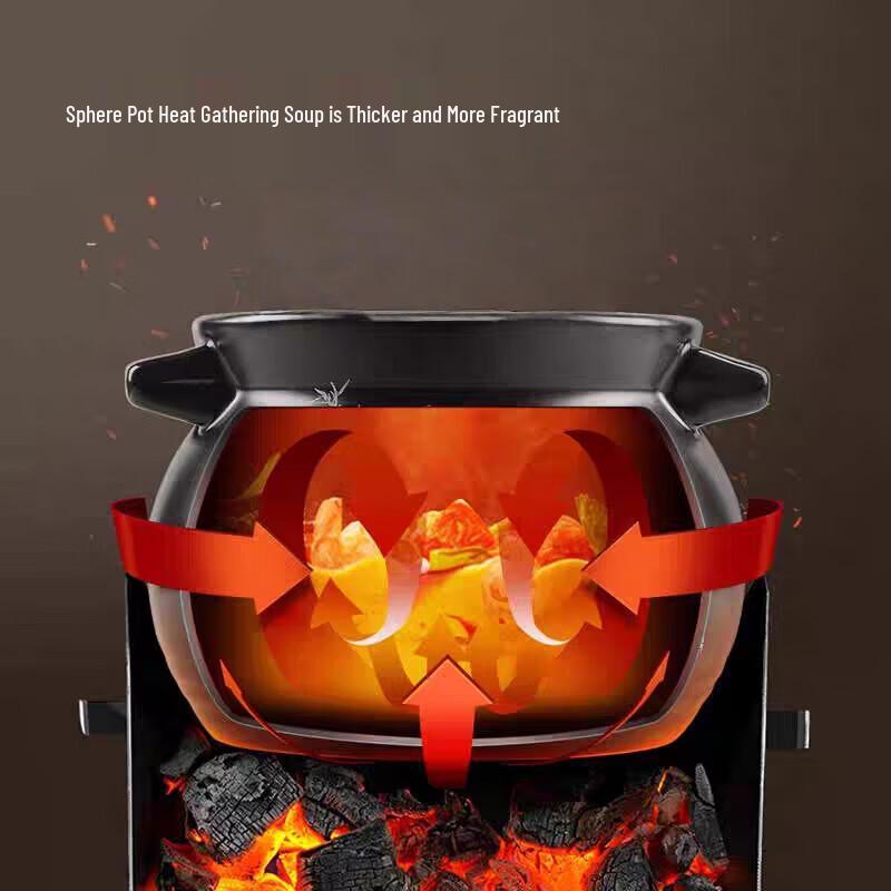 Chu Da Huang Lele Bear 2.8L Ceramic Stew Pot