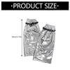 Women Harajuku Metallic Shining Flared Leg Warmer Aesthetic Fashion Punk Buckled Garters Strap Baggy Leg Cover Socks