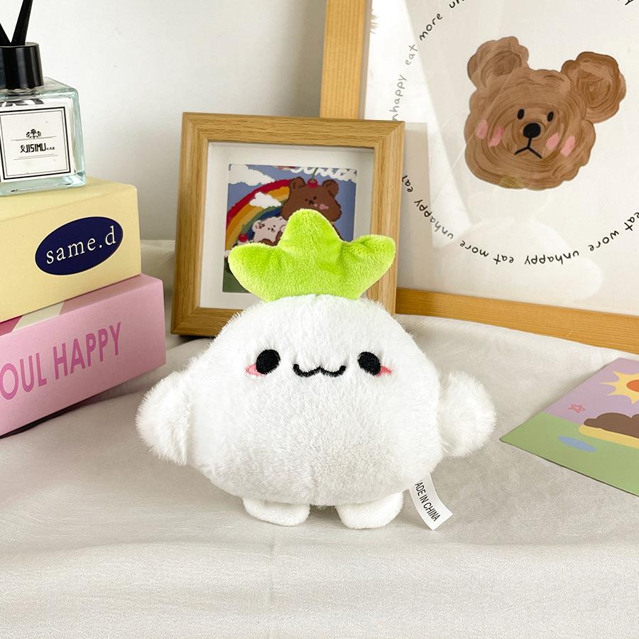 Cartoon Radish Plush Doll Creative Kohlrabi Doll Vegetable Doll Bag Pendant Grab Machine Doll
