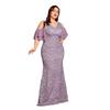 Robe de Soirée Sirène à Paillettes Haut de Gamme pour Femme - Style Socialite Amincissant