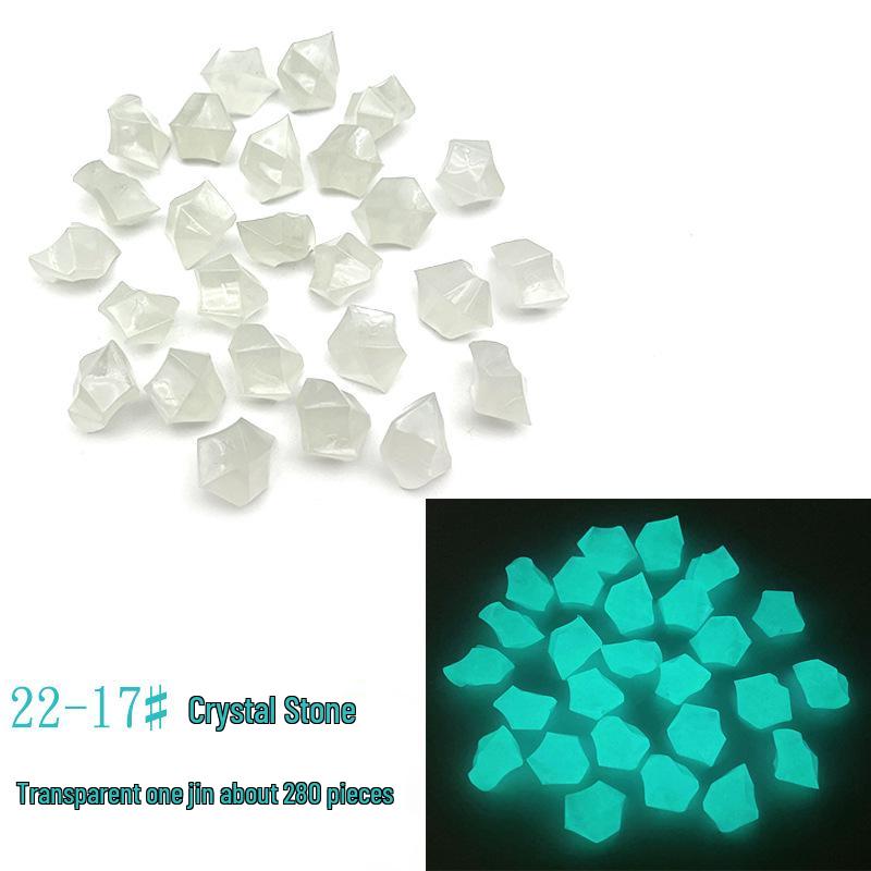 Colorful Luminous Plastic Stones: Children's Gemstone Digging Game & Fish Tank Decoration