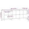 VidaXL Buffets 3 Pcs Sonoma Grey Engineered Wood 3190203