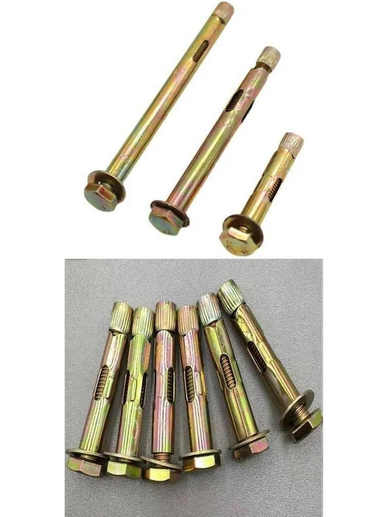 Hex Bolt Floor Expansion Screw for Clothing Rack and Security Door Railings