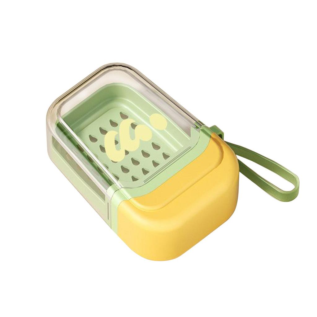 Portable Travel Soap Box New Creative Travel Dedicated Double Layer With Lid Sealed   Soap Box