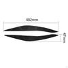 2Pieces Headlight Eyebrow Eyelid Cover Premium Replaces Car Accessories Spare Parts Carbon Fiber for
