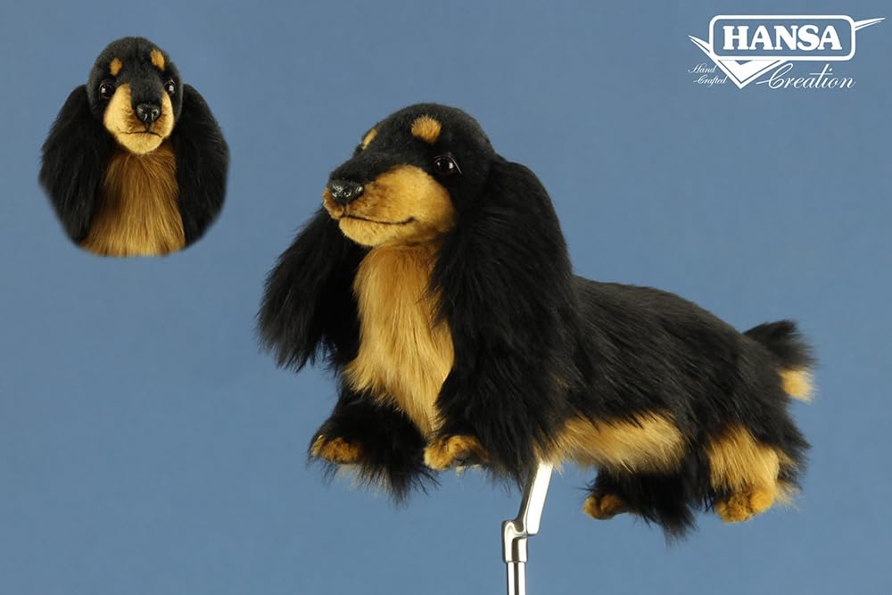 Hansa Miniature Dachshund Long Hair Plush Headcover for PT and Putter, BH8365