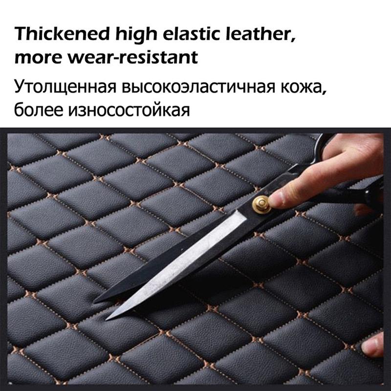 Car Floor Mat For Volkswagen Id4 High Quality Non-Slip Leather Woman Diamond Carpets Man Auto Foot Pads Interior Rugs