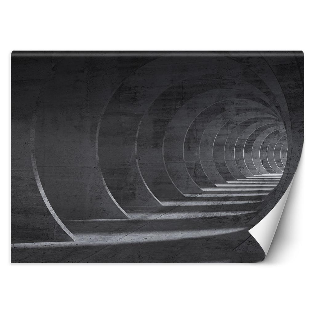 Wallpaper Grey Tunnel 3d