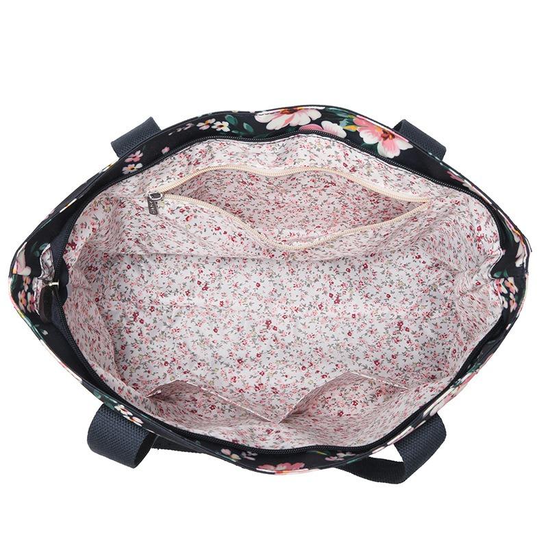 Neue Handtasche mit großem Fassungsvermögen für Damen, Hand-Canvas-Tasche für die Arbeit, Pendler-Damentasche, Muttertasche, bedruckte Umhängetasche